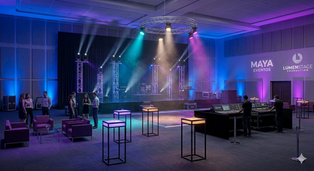 Iluminación de escenario Maya Entertainment